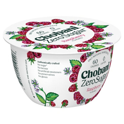 Chobani With Zero Sugar Raspberry Greek Yogurt - 5.3 Oz.. - Image 3