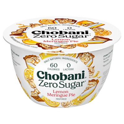 Chobani With Zero Sugar Lemon Meringue Greek Yogurt - 5.3 Oz. - Image 3