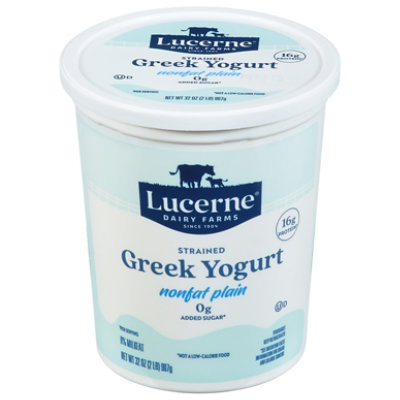 Lucerne Greek Yogurt Nonfat Plain - 32 Oz. - Image 3