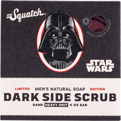Dr. Squatch Dark Side Scrub Bar Soap 5 Oz - Each - Image 1