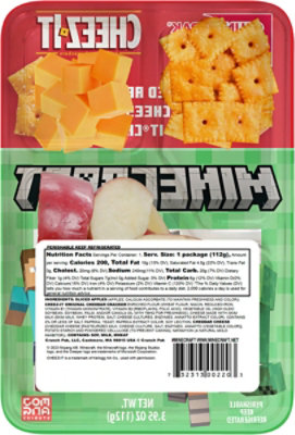 Minecraft Snacker With Sliced Apples Cheese And Cheez-it Crackers - 3.95 OZ - Image 6