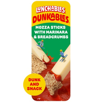 Lunchables Dunkables Mozza Sticks With Marinara and Breadcrumbs - 2.1 Oz - Image 2