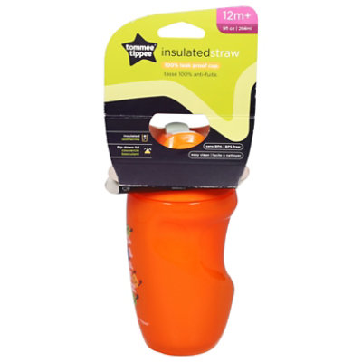 Tommee Tippee Insulated Non Spill Straw Cup 12m Plus Toddler Training Drinking Bottle - 9 Oz - Image 3