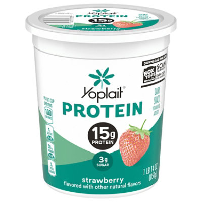 Yoplait Protein Strawberry Yogurt - 5.6-30 Oz - Image 3