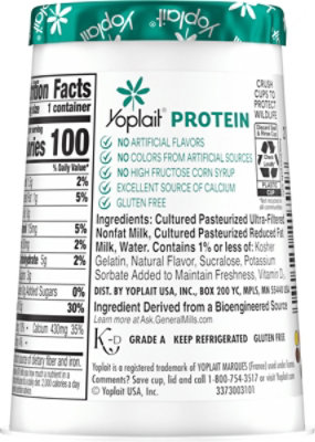 Yoplait Protein Vanilla Yogurt - 5.6 Oz - Image 6