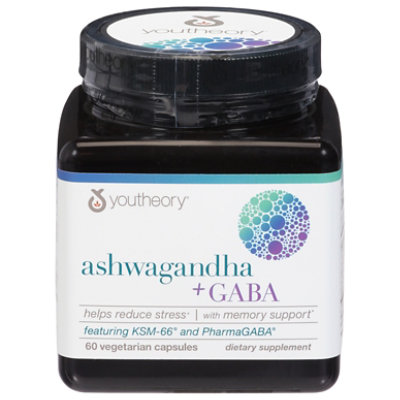 Youtheory Ashwagandha GABA - 60 Count - Image 3