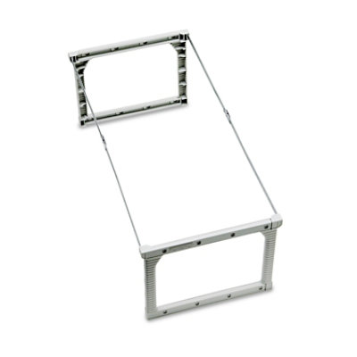Pendaflex Plastic Snap-Together Hanging Folder Frame, Legal/letter Size, 18" To 27" Long, White/silver Accents - 4 Count - Image 2