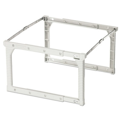 Pendaflex Plastic Snap-Together Hanging Folder Frame, Legal/letter Size, 18" To 27" Long, White/silver Accents - 4 Count - Image 1