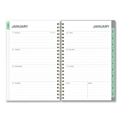 Sophie Frosted Weekly/Monthly Planner, Floral Artwork, 8 x 5, Multicolor Cover, 12-Month (Jan to Dec): 2025 - Image 2