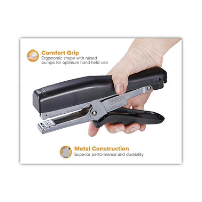 Bostitch B8 Xtreme Duty Plier Stapler, 45-Sheet Capacity, 0.25" To 0.38" Staples, 2.5" Throat, Black/charcoal Gray - Image 2