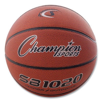 Champion Sports Composite Basketball, Official Size, Brown - Image 1
