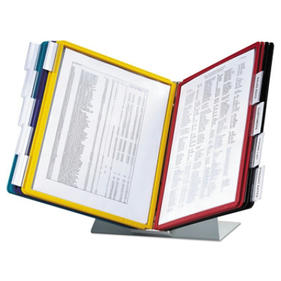 Durable Vario Reference Desktop System, 10 Panels, Assorted Borders And Panels - Image 2