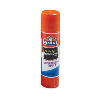 Elmer's Washable School Glue Sticks, 0.24 Oz, Applies Purple, Dries Clear - 4 Count - Image 2