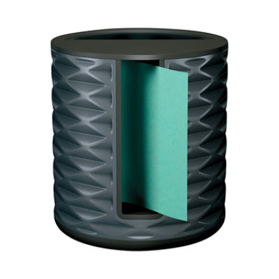 Post-it Pop-up Notes Super Sticky Vertical Pop-up Note Dispenser, For 3 x 3 Pads, Black - Image 2