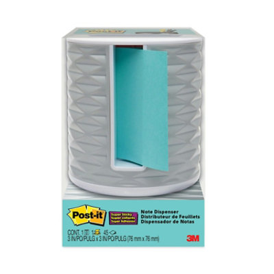 Post-it Pop-up Notes Super Sticky Vertical Pop-up Note Dispenser, For 3 x 3 Pads, White - Image 1