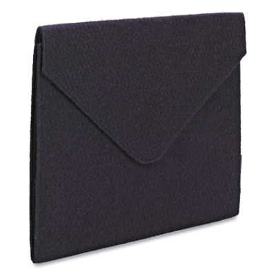 Smead Soft Touch Cloth Expanding Files, 2" Expansion, 1 Section, Snap Closure, Letter Size, Dark Blue - Image 2
