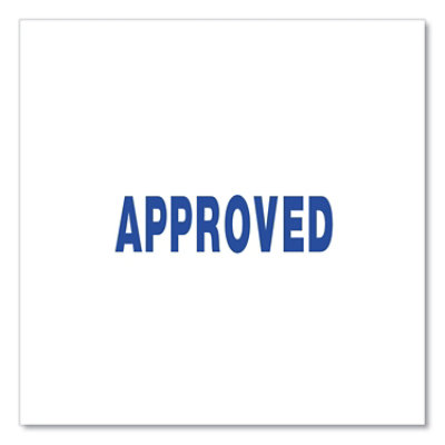 Universal Message Stamp, Approved, Pre-Inked One-Color, Blue - Image 2