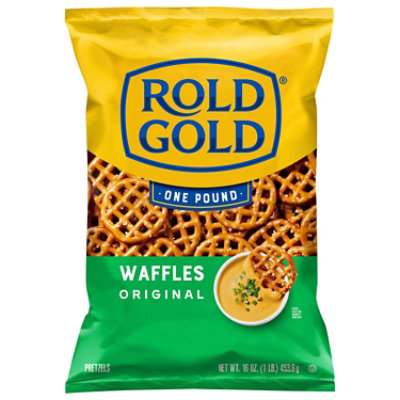 Rold Gold Pretzels Waffles Original - 16 Oz - Image 1