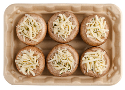 Baby Bella Mushroom Caps Stuffed W/artichoke Cheese - 8 Oz. - Image 1