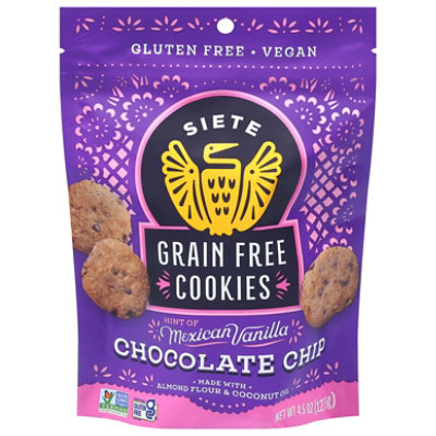 Siete Cookie Mex Vanilla Chocolate Chip - 4.5 Oz - Image 3