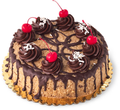 Frozen German Chocolate Cake 1 Layer - Each - Image 1