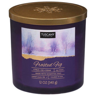 Lang Frosted Fig Frsted Candle - 18 Oz - Image 3