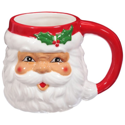 S Sel Holly Jolly Santa Mug Aa - Each - Image 3