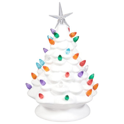 Signature SELECT 10.25 Inch Light Up Retro Ceramic Tree Styles May Vary - Each - Image 1