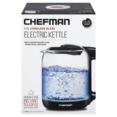 Chefman 1.7 Liter Glass Electric Kettle - Each - Image 3