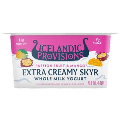 Icelandic Provisions Passion Fruit & Mango Skyr Yogurt - 4.4 Oz - Image 3