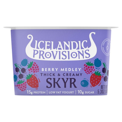 Icelandic Provisions Berry Medley Skyr Yogurt - 5.3 Oz - Image 3