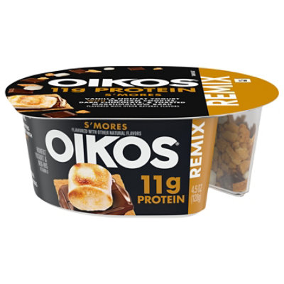 Dannon Oikos Mixin Smores With Chocolate And Graham Crackers Yogurt - 4.5 Oz - Image 3