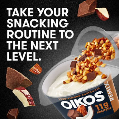 Oikos Chocolate Almond Non Fat Yogurt - 4.5 Oz - Image 3