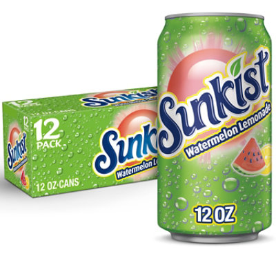 Sunkist Watermelon Lemonade 12-12 Fl. Oz.