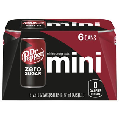 Dr Pepper Zero Sugar - 6-7.5 Fl. Oz. - Image 2