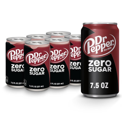 Dr Pepper Zero Sugar - 6-7.5 Fl. Oz. - Image 1