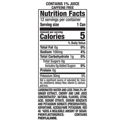 Canada Dry Fruit Splash Zero Sugar - 12-12 Fl. Oz. - Image 3