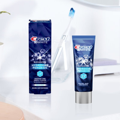 Crest 3D Advanced Whitening Toothpaste Fresh Mint - 3 Oz - Image 5