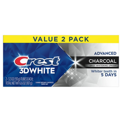 Crest 3d White Advance Charcoal - 2-3.3 Oz. - Image 7