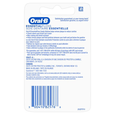 Oral-B Essential Cavity Defense Waxed Mint Floss 50 Meter - 32 Yard - Image 3