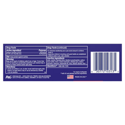 Crest 3D White Stain Eraser Polish Mint Toothpaste - 2.7 Oz - Image 7