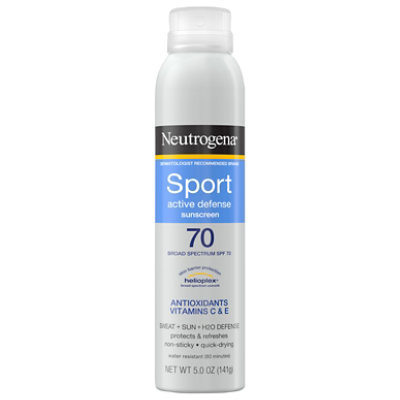 Neutrogena Sport Active Defense Spray Spf70 - 5 Oz. - Image 3