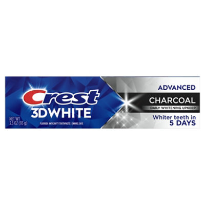 Crest 3d White Advance Charcoal - 3.3 Oz - Image 7