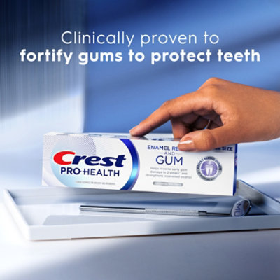 Crest Enamel Repair and Gum Toothpaste, Advanced Whitening - 4.8 Oz - Image 7