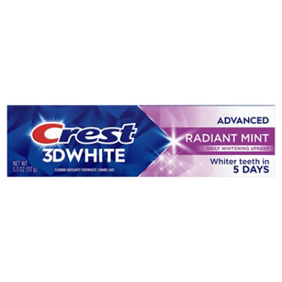 Crest 3d White Advance Radiant Mint 3.3oz - 3.3 OZ - Image 8