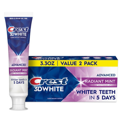 Crest 3d White Advance Radiant Mint - 2-3.3 Oz. - Image 1