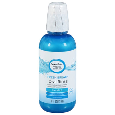 Signature Select/Care Oral Rinse Ice Mint - 16 Fl. Oz. - Image 3