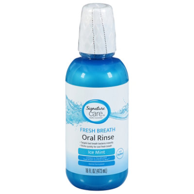 Signature Select/Care Oral Rinse Ice Mint - 16 Fl. Oz. - Image 1