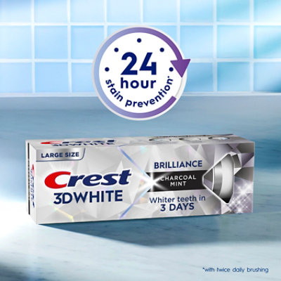 Crest 3D White Brilliance Charcoal Toothpaste - 4.6 Oz - Image 5