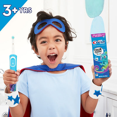 Crest Advanced Color Changing Kids Fluoride Toothpaste Bubblegum Flavor - 4.2 Oz. - Image 6